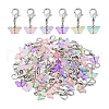 60Pcs 6 Colors Glass Pendant HJEW-PH01915-7