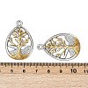 304 Stainless Steel Pendants STAS-L290-49GP-3