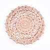 Rubber Wood Carved Onlay Applique Craft WOOD-WH0100-55A-1