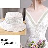 Fingerinspire Polyester Lace Trim OCOR-FG0001-32-6