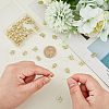 SUPERFINDINGS 60Pcs 3 Style Rack Plating Alloy Beads FIND-FH0004-73-3