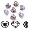 K9 Glass Rhinestone Cabochons RGLA-A025-04A-001VL-1