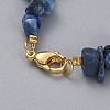 Natural Gemstone Chip Beaded Bracelets BJEW-JB04933-4