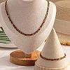 Alloy Leopard Print Snake Chain Necklaces & Bracelets Sets FS-WG421C3-01-1