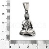 304 Stainless Steel Pendants STAS-V008-07AS-3