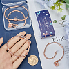 SUNNYCLUE 6Pcs Brass European Style Bracelet Making PPJ-SC0001-01B-3