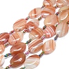 Natural Banded Agate/Striped Agate Beads Strands G-L544-008-1