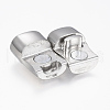 Tarnish Resistant 304 Stainless Steel Magnetic Clasps X-STAS-F130-18P-2