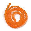 Imitate Austrian Crystal Frosted Glass Beads Strands EGLA-A039-T3mm-MD11-2