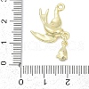 Alloy Pendants with Rhinestone PALLOY-R151-62G-3