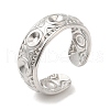 304 Stainless Steel Open Cuff Rings RJEW-K245-69P-3