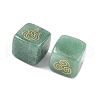 4Pcs 4 Styles Natural Green Aventurine Display Decorations G-F786-03A-05-2