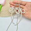 Elegant Zinc Alloy Bowknot Tassel Stud Earrings CF4746-5