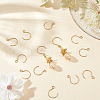 Unicraftale Ion Plating(IP) 304 Stainless Steel Earring Hooks STAS-UN0058-96G-2