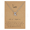 Alloy Constellation Pendant Necklaces WG6F1B2-19-1