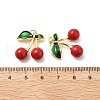 Brass Enamel Pendants KK-L237-018G-3