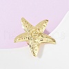 Ocean Theme Brass Cuff Rings RJEW-C135-01G-17-1