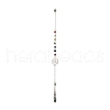 Mixed Gemstone Pointed Dowsing Pendulums PALLOY-JF02048-2