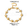 Stainless Steel Link Bracelets for Women MX1683-2-1