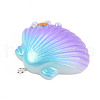 Opaque Resin Pendants RESI-S356-059B-01-3