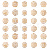 100Pcs 10 Style Unfinished Natural Wood European Beads WOOD-TA0001-55-2