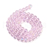 Electroplate Glass Beads Strands EGLA-Q129-02A-AB02-2