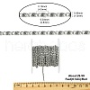 304 Stainless Steel Byzantine Chains CHS-CJC0001-07-2