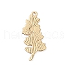 Light Gold Plated Alloy Enamel Pendants ENAM-D065-01KCG-05-2