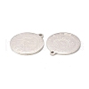 Non-Tarnish 304 Stainless Steel Pendants STAS-A074-03L-P-3