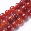 Natural Red Agate Beads Strands G-P434-09C-B-2