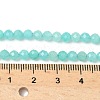 Natural Amazonite Beads Strands G-F509-25-4mm-4