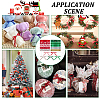   10Rolls 10 Colors Polyester Printed Ribbon OCOR-PH0004-25-6