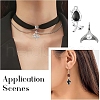 12Pcs 12 Styles Alloy Enamel & Glass Pendants FIND-YW0006-13-7