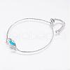 Long-Lasting Plated Adjustable Brass Slider Bracelets BJEW-P165-12-2