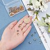 Unicraftale 90Pcs 9 Style 304 Stainless Steel Peg Bails Pendants STAS-UN0026-41-2