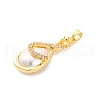 Brass Micro Pave Cubic Zirconia Pendants KK-F894-02G-2