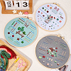 CRASPIRE 1 Set DIY Embroidery Kits for Beginner AJEW-CP0008-71-4