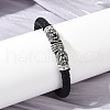 Braided Microfiber Leather Cord Bracelets BJEW-D304-10AS-4