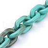 Transparent Acrylic Handmade Cable Chain AJEW-JB00542-05-1