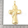 Cross Brass Big Pendants KK-M327-07C-G-3