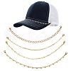 Brass Hat Chains AJEW-GO00027-1