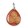 Natural Mixed Gemstone Pendants G-F786-09N-2