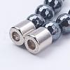 Non-Magnetic Synthetic Hematite Necklaces NJEW-K080-02-4