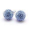 925 Sterling Silver Austrian Crystal Rhinestone Ear Studs SWARJ-D470-206-2