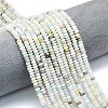 Natural Flower Amazonite Beads Strands G-P575-A10-4x2mm-01-1