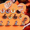   42Pcs 7 Styles Zinc Alloy Charms FIND-PH0017-58-3