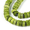 Handmade Millefiori Glass Beads Strands LAMP-T021-27B-07-3