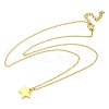 304 Stainless Steel Pendant Necklaces NJEW-M099-01B-G-2