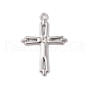Alloy with Rhinestone Pendants FIND-M021-24P-01-1