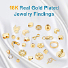 Brass Stud Earring Findings KK-BC0006-14G-7
